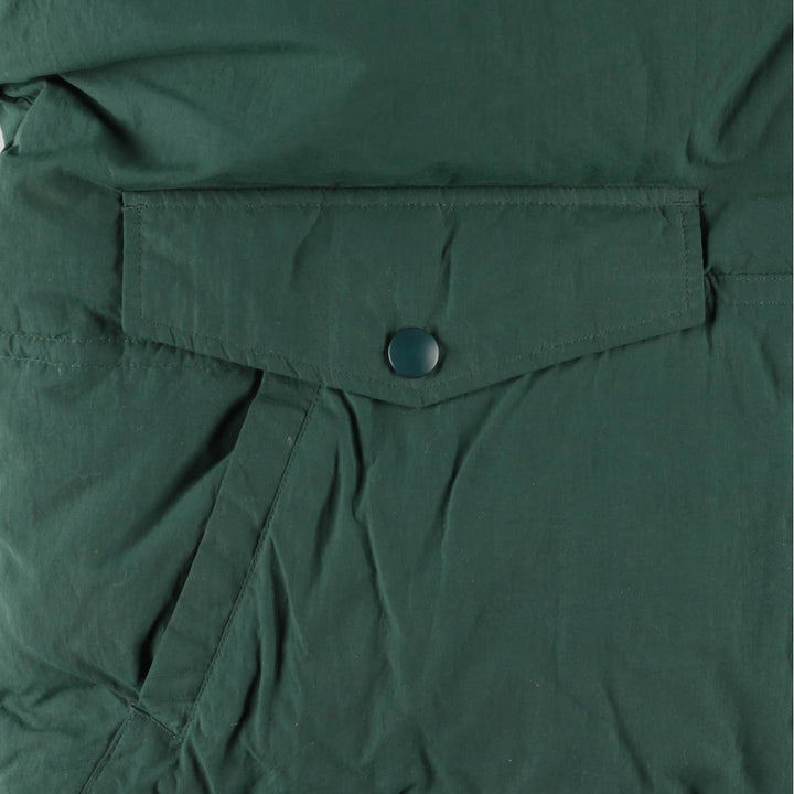 00'S Eddie Bauer goose down jacket, men's size L Nylon green type Vintage Second Hand