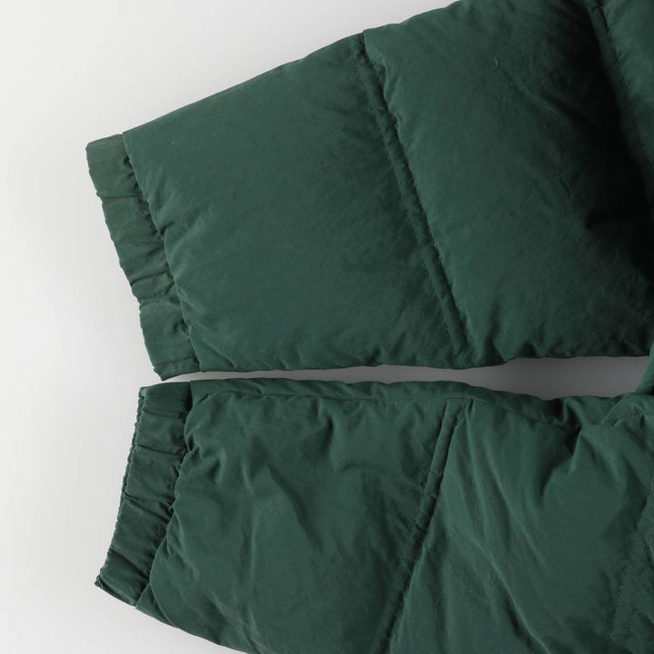 00'S Eddie Bauer goose down jacket, men's size L Nylon green type Vintage Second Hand