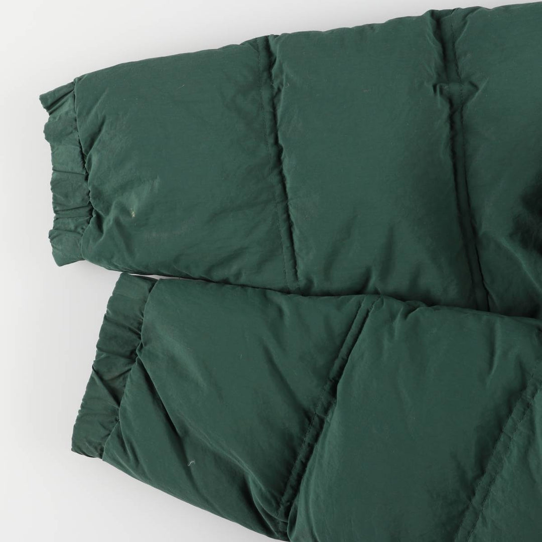00'S Eddie Bauer goose down jacket, men's size L Nylon green type Vintage Second Hand