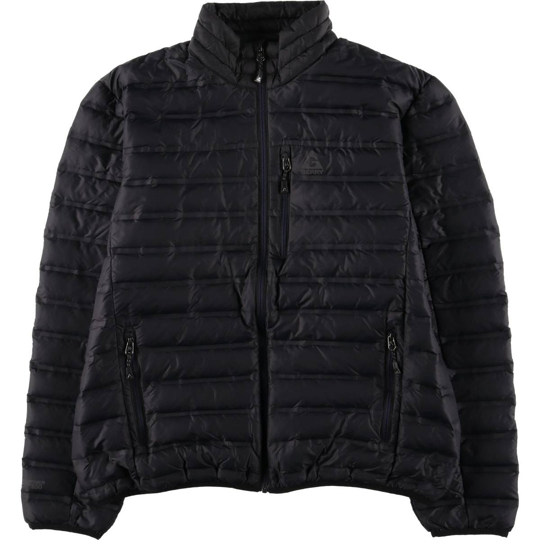 Gerry 650 Fill Power Down Jacket, Men's XL Nylon black type Vintage Second Hand