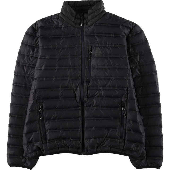Gerry 650 Fill Power Down Jacket, Men's XL Nylon black type Vintage Second Hand