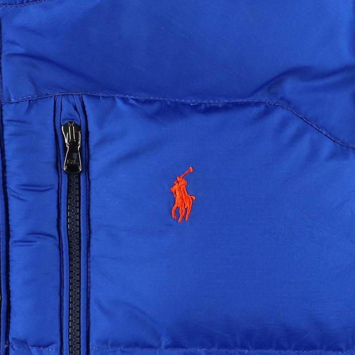Ralph Lauren POLO RALPH LAUREN PERFORMANCE Down Parka, Men's Size L polyester blue type Vintage Second Hand