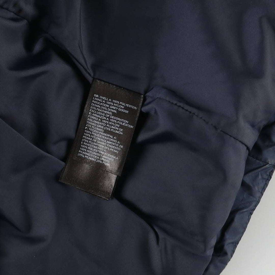 The North Face 550 Fill Power Goose Down Jacket, Men's Size M polyester navy blue type Vintage Second Hand