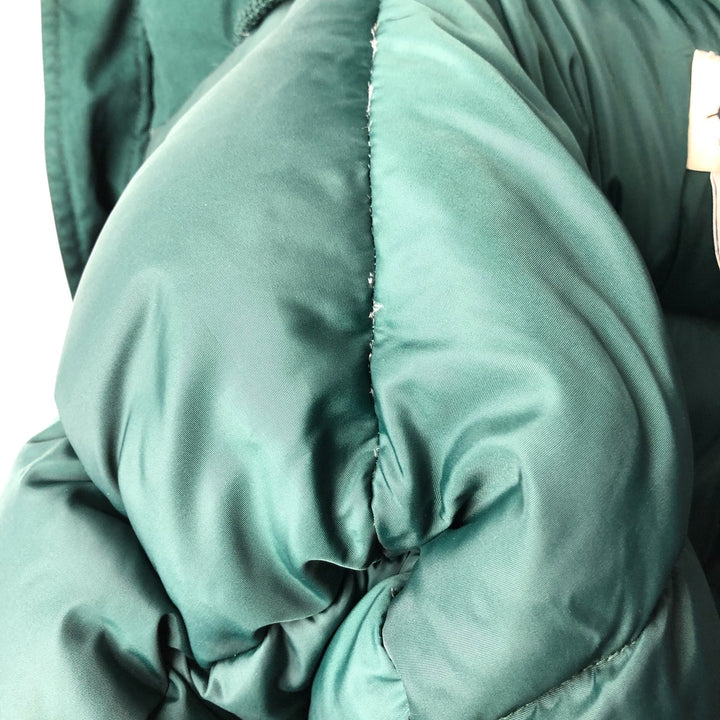 Eddie Bauer Ridge Line Hooded Goose Down Jacket, Men's Size L polyester navy blue type Vintage Second Hand