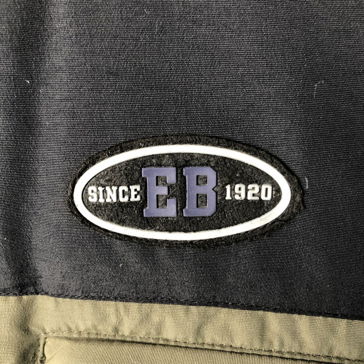 Eddie Bauer Goose Down Jacket, Men's XL Nylon Khaki type Vintage Second Hand