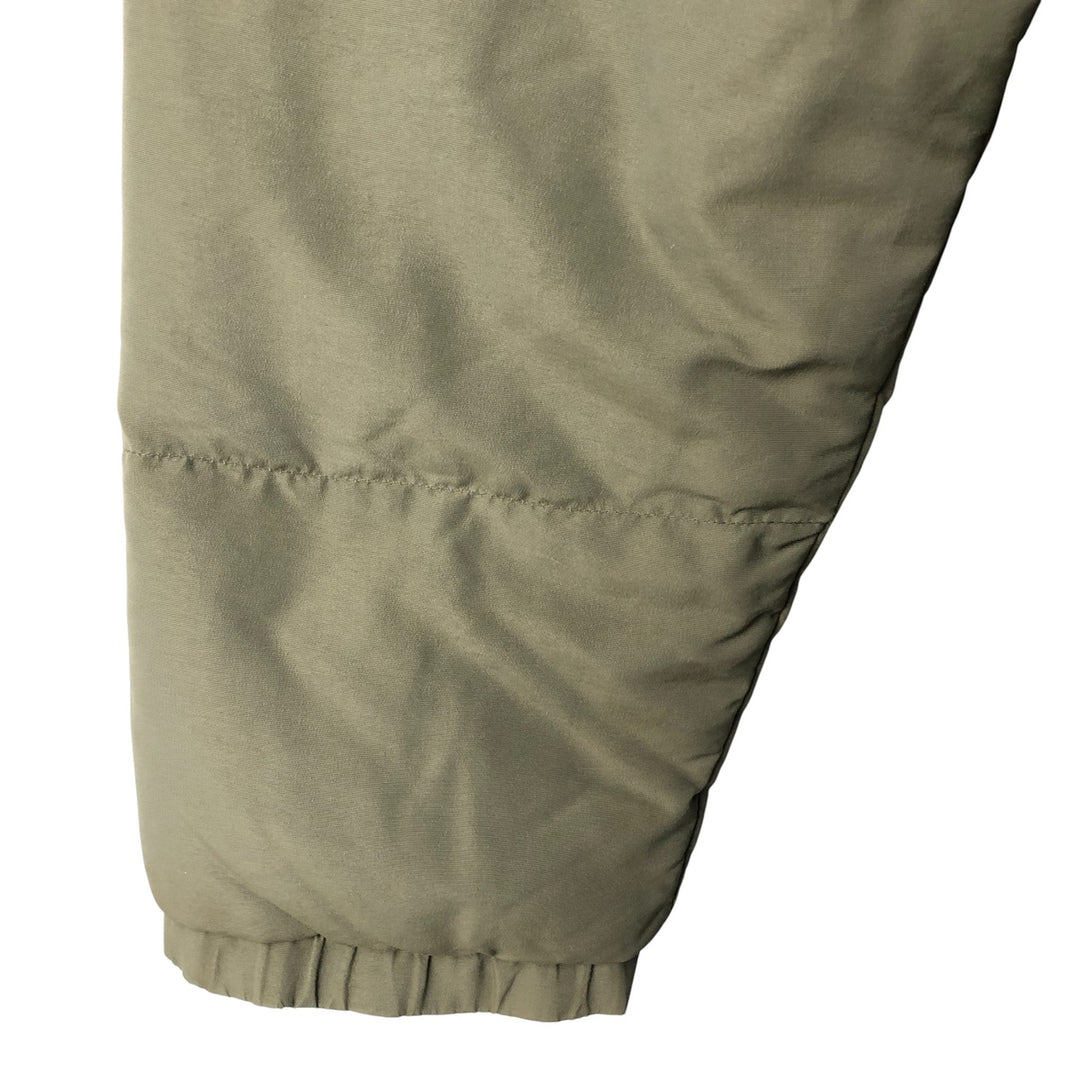 Eddie Bauer Goose Down Jacket, Men's XL Nylon Khaki type Vintage Second Hand