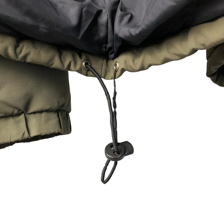 Eddie Bauer Goose Down Jacket, Men's XL Nylon Khaki type Vintage Second Hand