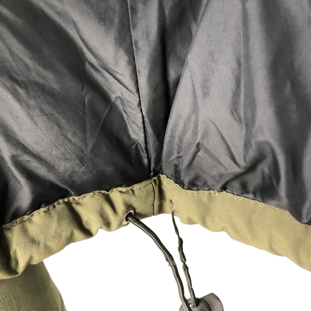 Eddie Bauer Goose Down Jacket, Men's XL Nylon Khaki type Vintage Second Hand