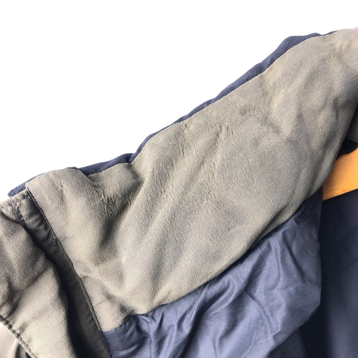 Eddie Bauer Goose Down Jacket, Men's XL Nylon Khaki type Vintage Second Hand