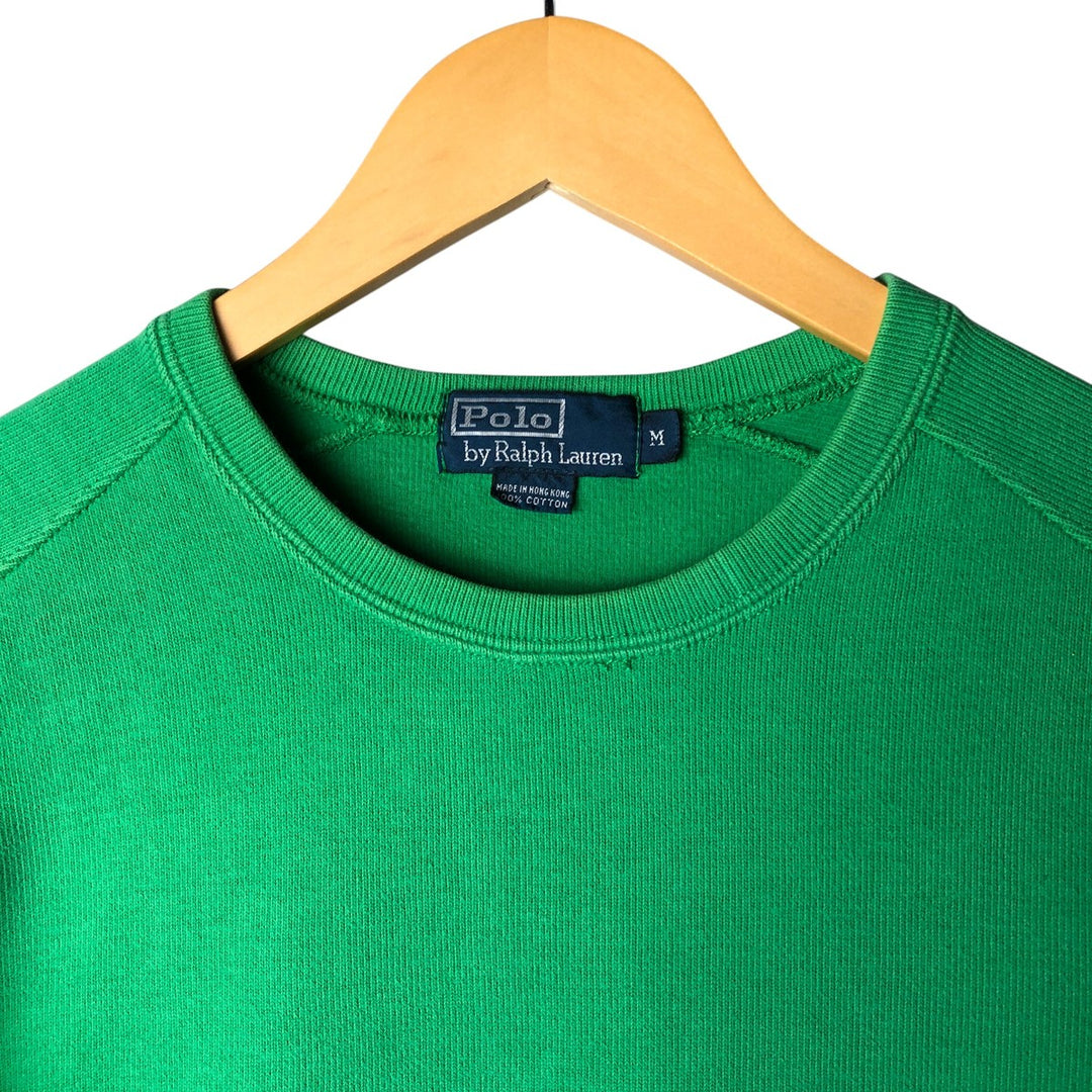 Ralph Lauren POLO by Ralph Lauren long-sleeved T-shirt, men's size M cotton green type Vintage Second Hand