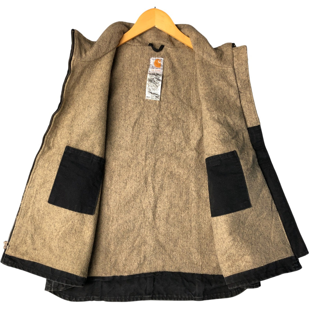 Carhartt FOR WOMEN Duck Vest, Women's Size L cotton black type Vintage Second Hand