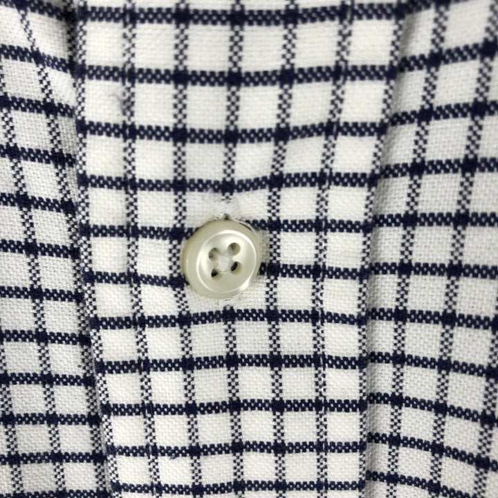 Ralph Lauren YARMOUTH Long Sleeve Button-Down Striped Shirt, Men's Size L cotton white type Vintage Second Hand