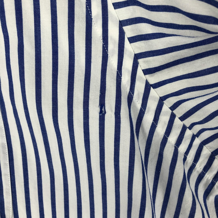 Ralph Lauren Golf Tilden Stripe Pattern Long Sleeve Button-Down Shirt, Men's Size XL cotton white type Vintage Second Hand
