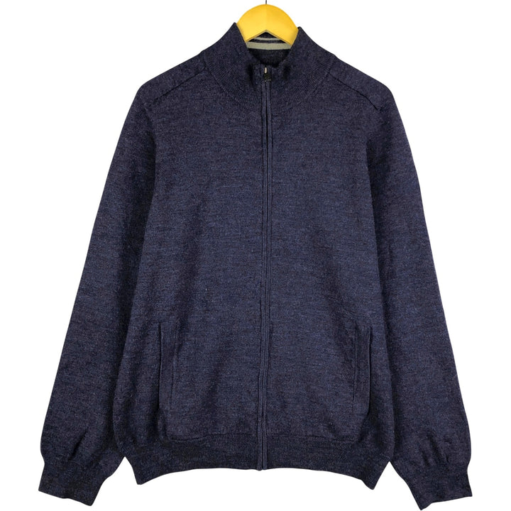 2000'S Banana Republic Merino Driver's Knit Sweater, Men's Size L Merino wool navy blue type Vintage Second Hand