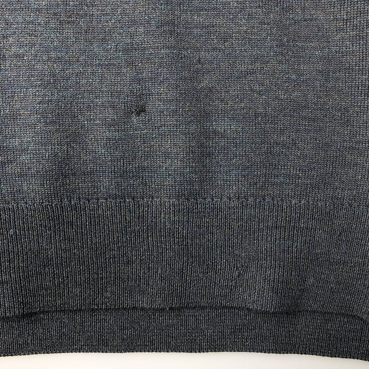 Vintage 1980'S Lacoste wool and acrylic knit sweater, size 7, men's XXL wool Charcoal Vintage Second Hand