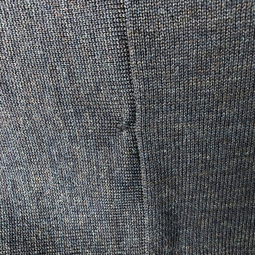 Vintage 1980'S Lacoste wool and acrylic knit sweater, size 7, men's XXL wool Charcoal Vintage Second Hand