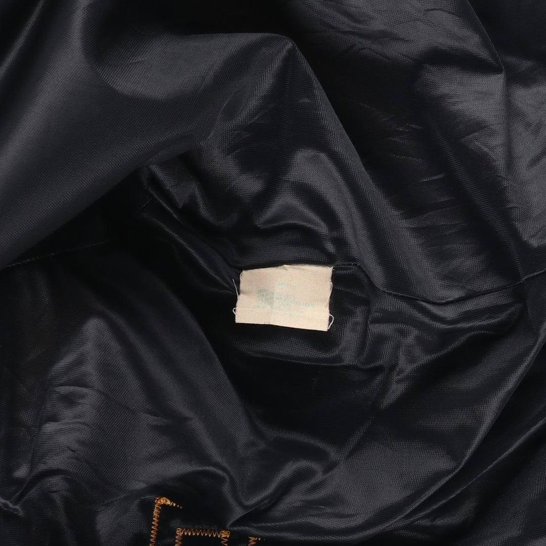 Vintage DeLong wool varsity jacket with a sailor collar and hood from the 1970'S to 1980s, size XL. wool wine-red Vintage Second Hand