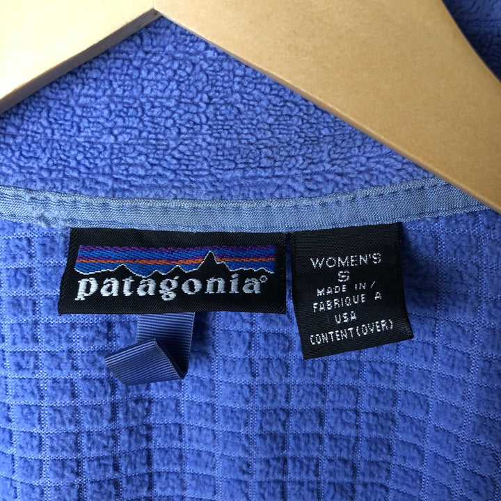 2000'S Patagonia Regulator R3 Fleece Jacket (25311FA01), Made in USA, Women's Size Small polyester Purple type blue-purple Vintage Second Hand