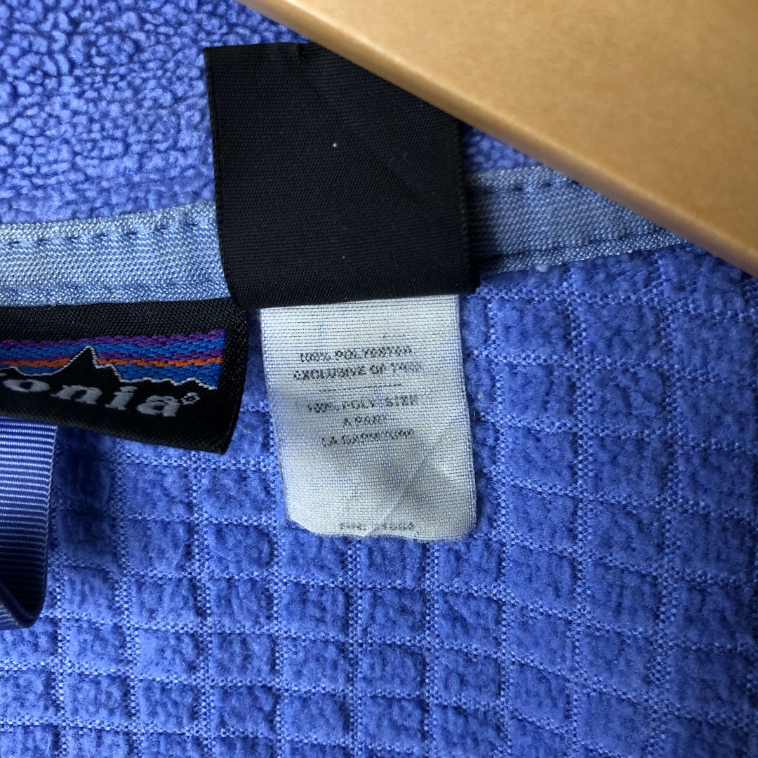 2000'S Patagonia Regulator R3 Fleece Jacket (25311FA01), Made in USA, Women's Size Small polyester Purple type blue-purple Vintage Second Hand