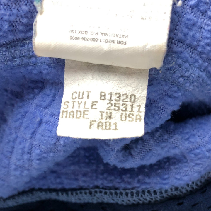 2000'S Patagonia Regulator R3 Fleece Jacket (25311FA01), Made in USA, Women's Size Small polyester Purple type blue-purple Vintage Second Hand