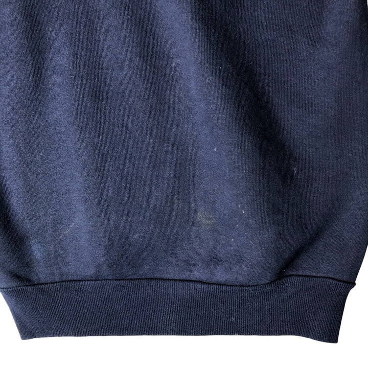 Vintage Discus Tiger Print Sweatshirt, Made in USA, Women's Size Small polyester navy blue type Vintage Second Hand