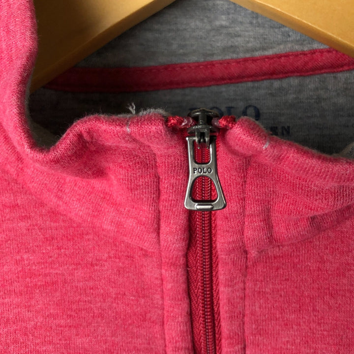 Ralph Lauren POLO RALPH LAUREN half-zip sweatshirt, women's size S cotton pink type Vintage Second Hand