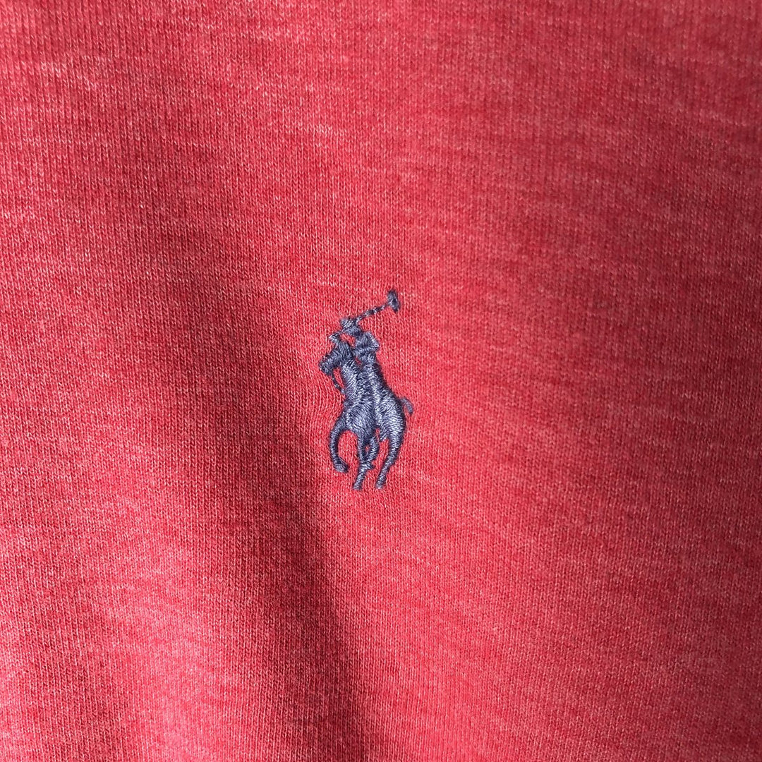 Ralph Lauren POLO RALPH LAUREN half-zip sweatshirt, women's size S cotton pink type Vintage Second Hand