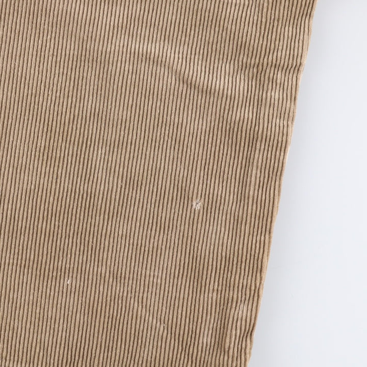 Ralph Lauren POLO by Ralph Lauren ANDREW PANT, wide ribbed, two-pleat corduroy pants, men's size W35. cotton beige type brown Vintage Second Hand