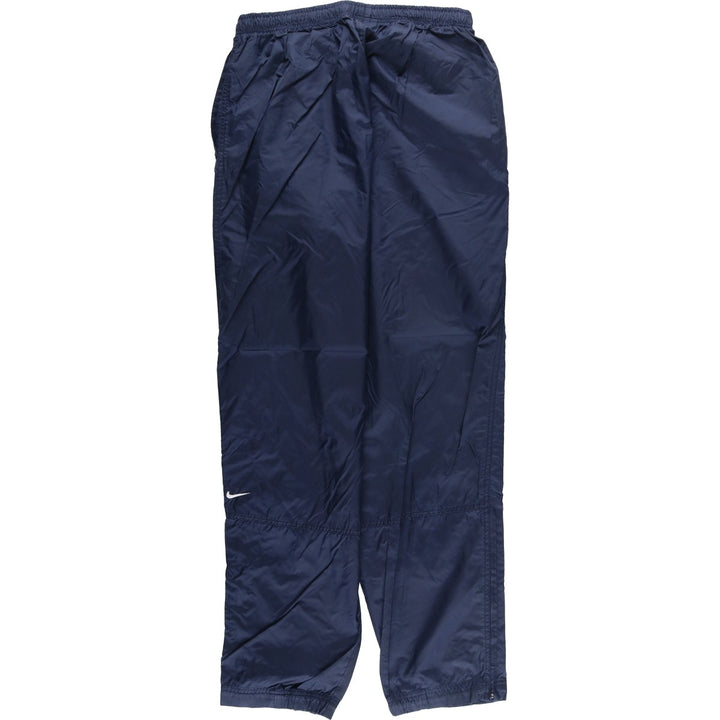 Nike NIKE Warm-up pants, nylon pants, rustling pants, men's size L polyester navy blue type Vintage Second Hand