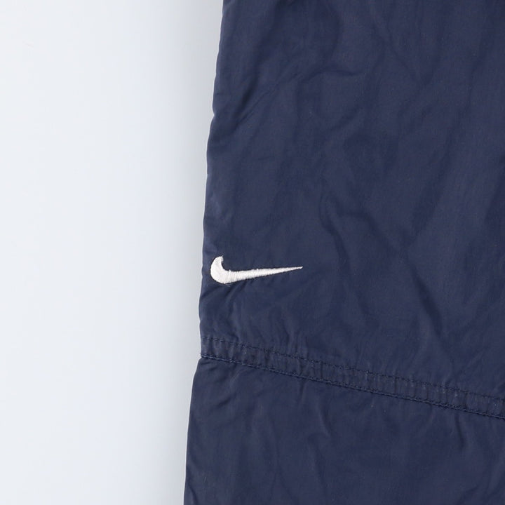 Nike NIKE Warm-up pants, nylon pants, rustling pants, men's size L polyester navy blue type Vintage Second Hand