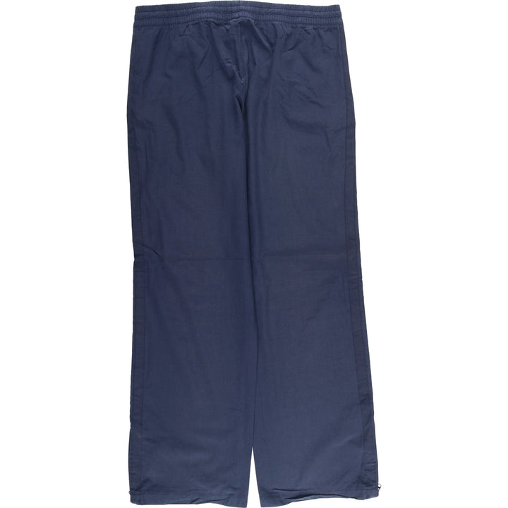 00'S Nike Warm-up Pants, Nylon Pants, Rustling Pants, Men's Size L unclear navy blue type Vintage Second Hand
