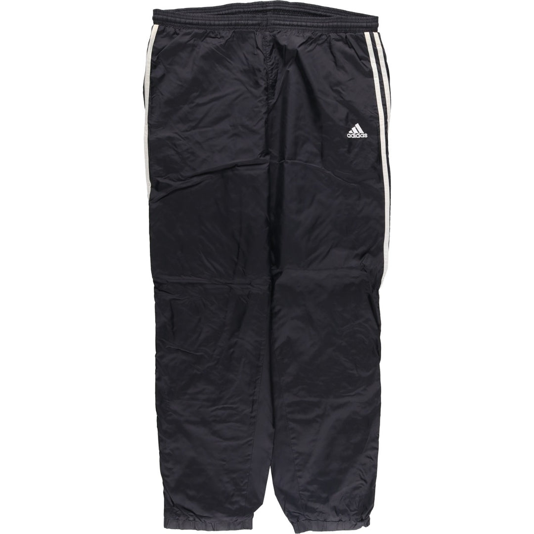 Adidas Team nylon pants, men's size M Nylon black type Vintage Second Hand
