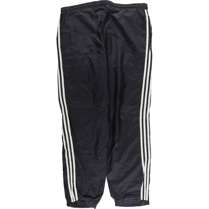 Adidas Team nylon pants, men's size M Nylon black type Vintage Second Hand