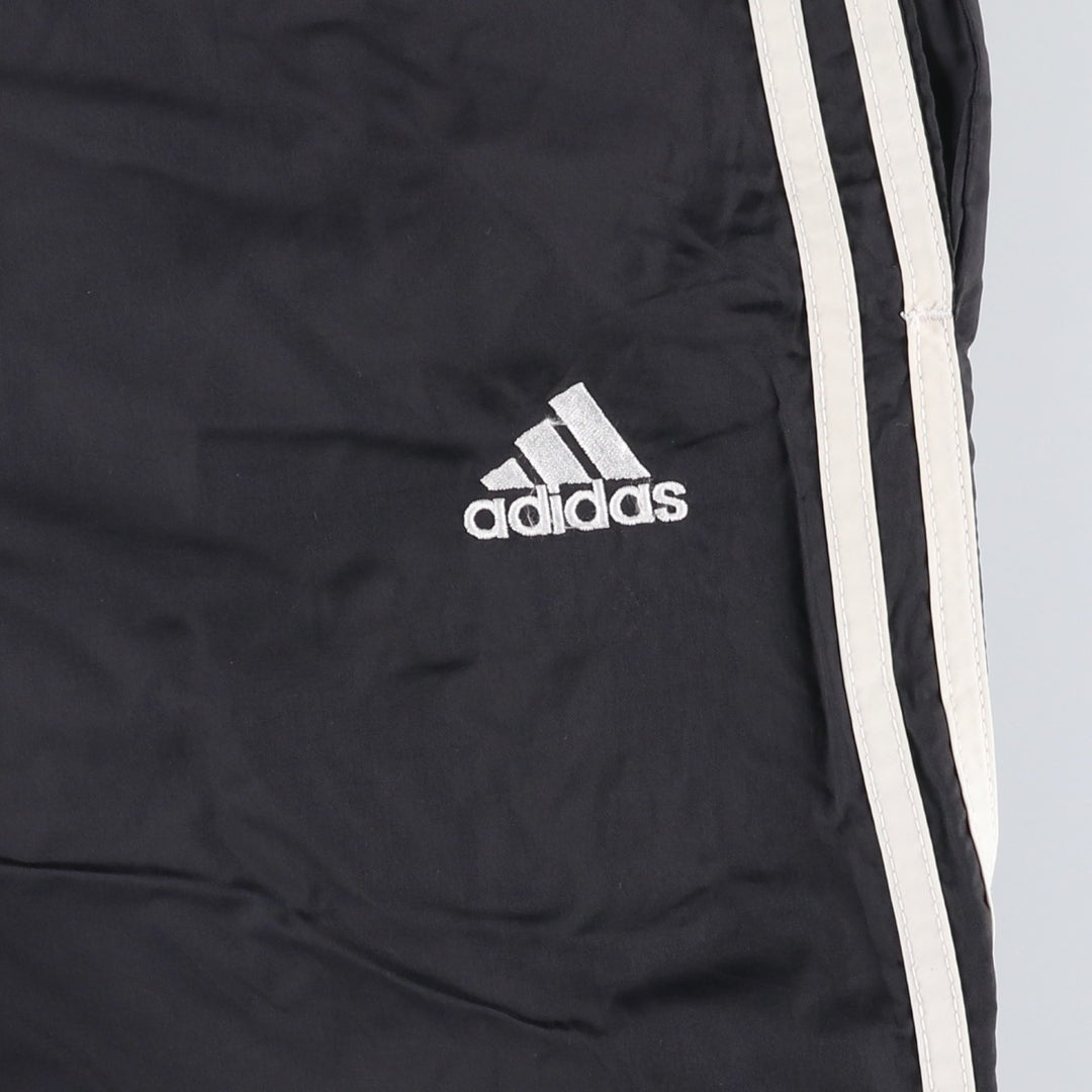 Adidas Team nylon pants, men's size M Nylon black type Vintage Second Hand