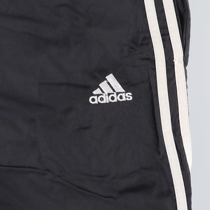 Adidas Team nylon pants, men's size M Nylon black type Vintage Second Hand