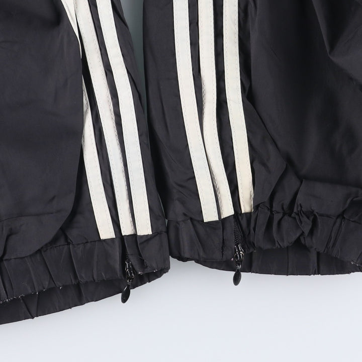 Adidas Team nylon pants, men's size M Nylon black type Vintage Second Hand