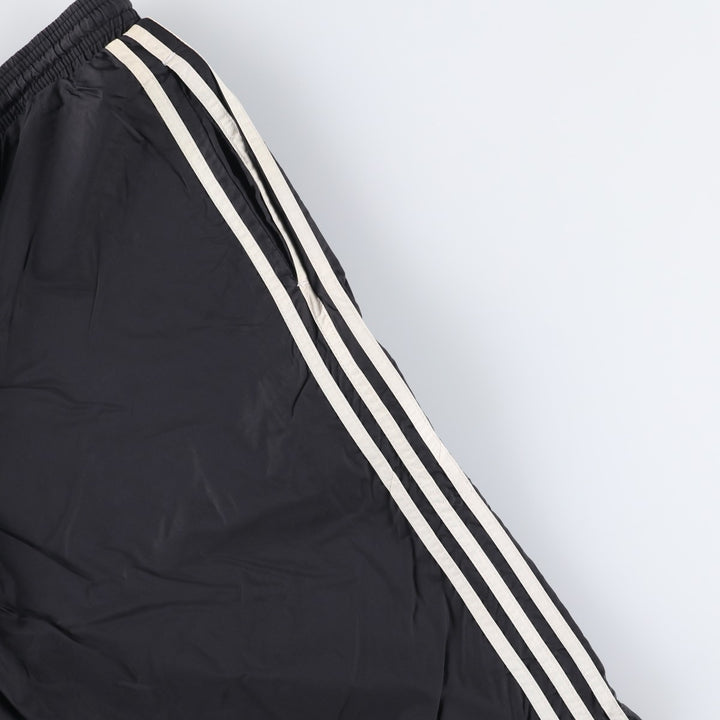 Adidas Team nylon pants, men's size M Nylon black type Vintage Second Hand