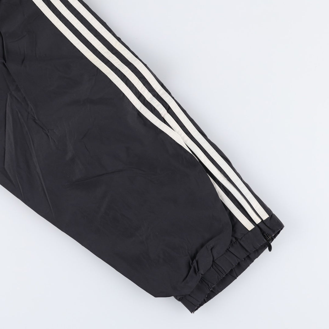 Adidas Team nylon pants, men's size M Nylon black type Vintage Second Hand