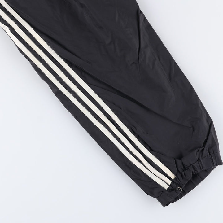 Adidas Team nylon pants, men's size M Nylon black type Vintage Second Hand