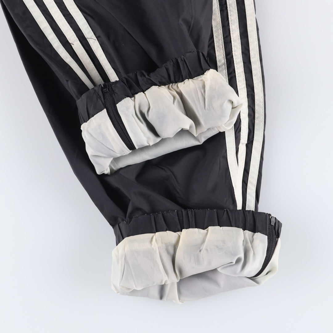 Adidas Team nylon pants, men's size M Nylon black type Vintage Second Hand