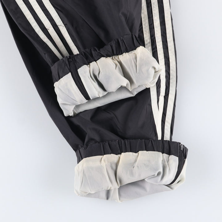 Adidas Team nylon pants, men's size M Nylon black type Vintage Second Hand