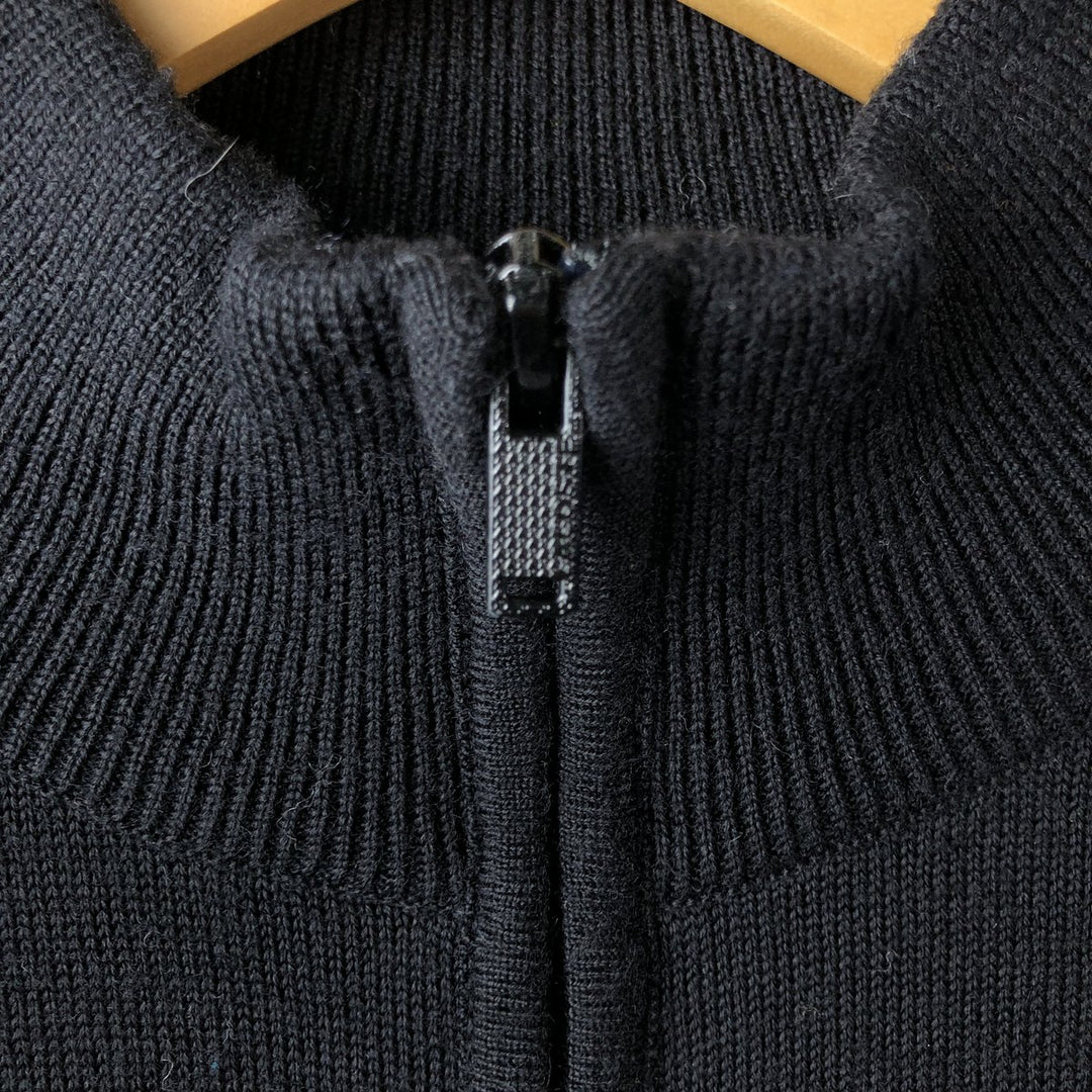 Lacoste Driver's Knit Sweater, Size 6, Men's XL wool black type Vintage Second Hand