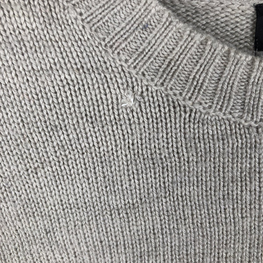 Patagonia Elbow Border Jacquard Wool-Nylon Knit Sweater (50305FA11), Men's Size L Lamb wool Beige type Vintage Second Hand