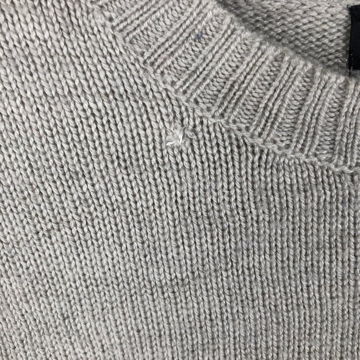 Patagonia Elbow Border Jacquard Wool-Nylon Knit Sweater (50305FA11), Men's Size L Lamb wool Beige type Vintage Second Hand