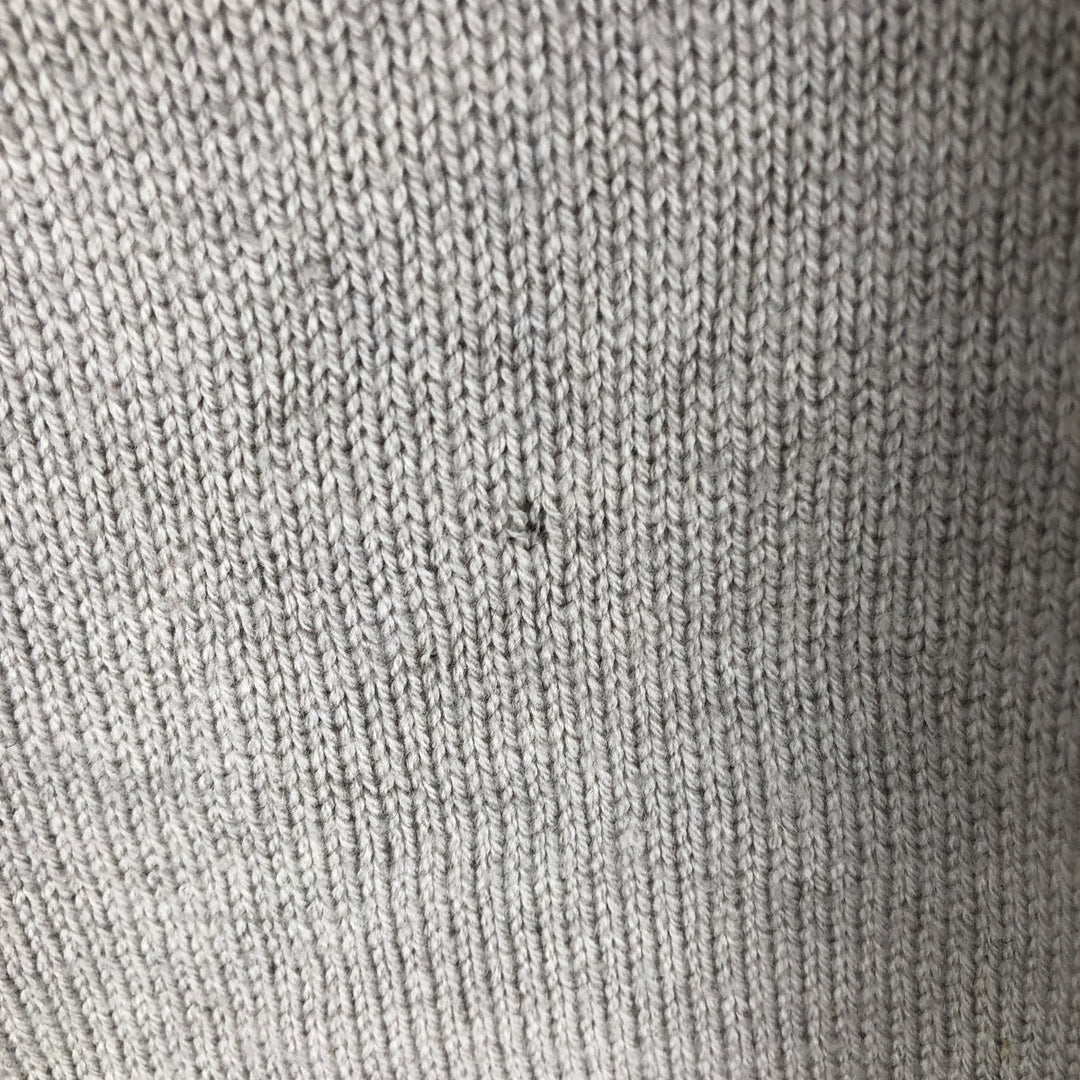 Patagonia Elbow Border Jacquard Wool-Nylon Knit Sweater (50305FA11), Men's Size L Lamb wool Beige type Vintage Second Hand