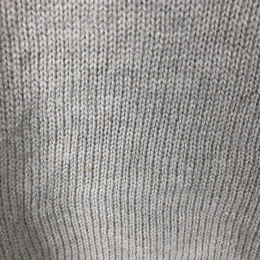 Patagonia Elbow Border Jacquard Wool-Nylon Knit Sweater (50305FA11), Men's Size L Lamb wool Beige type Vintage Second Hand