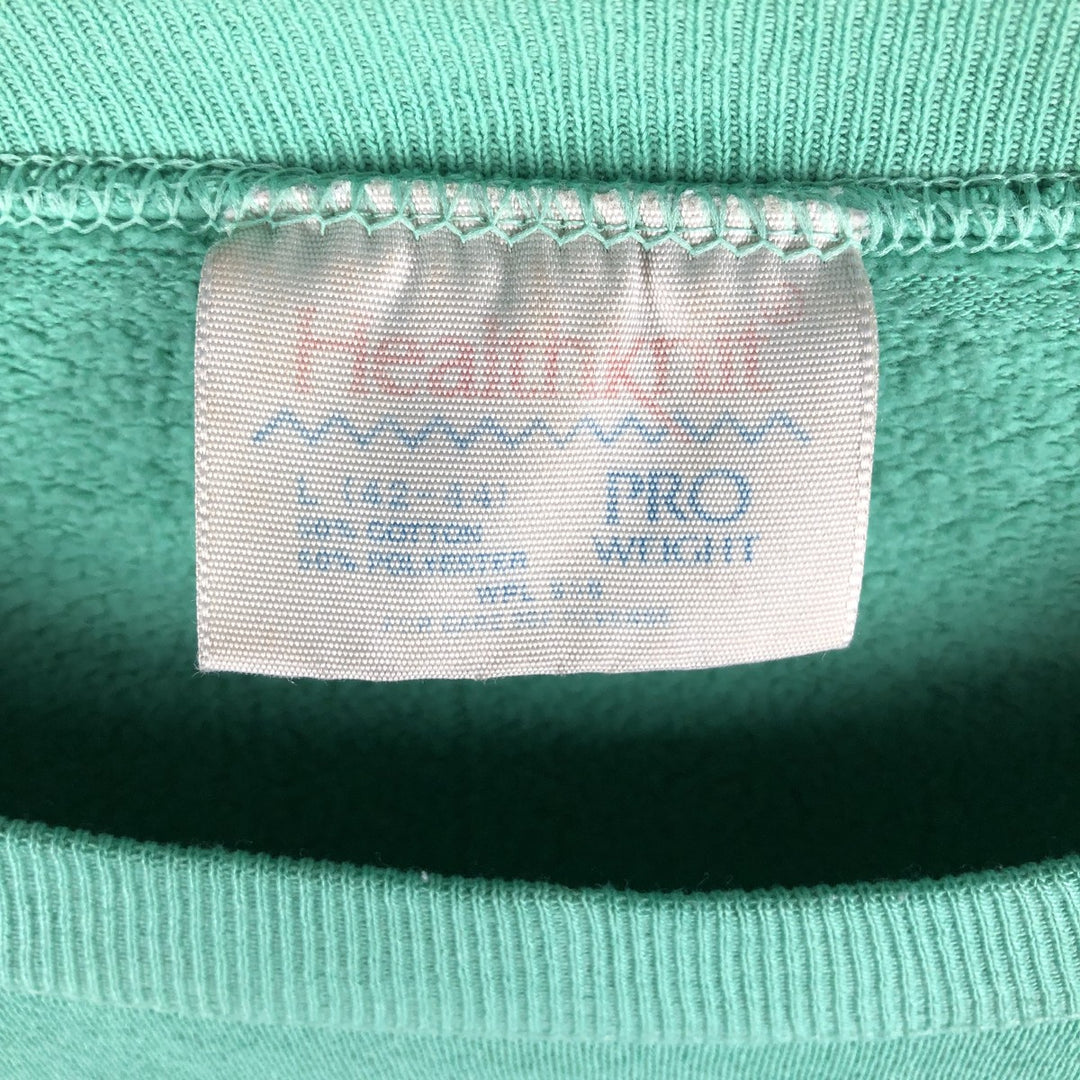 Vintage 1980'S Healthknit McNAMARA'S Advertising Sweatshirt, Made in USA, Men's Size L cotton Emerald green Vintage Second Hand