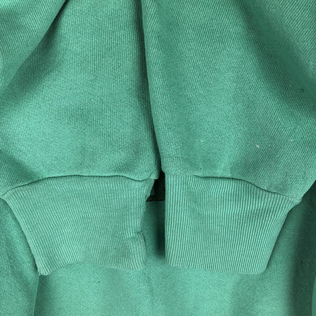 Vintage 1980'S Healthknit McNAMARA'S Advertising Sweatshirt, Made in USA, Men's Size L cotton Emerald green Vintage Second Hand