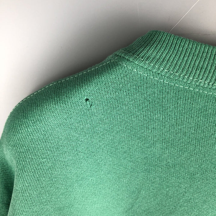 Vintage 1980'S Healthknit McNAMARA'S Advertising Sweatshirt, Made in USA, Men's Size L cotton Emerald green Vintage Second Hand