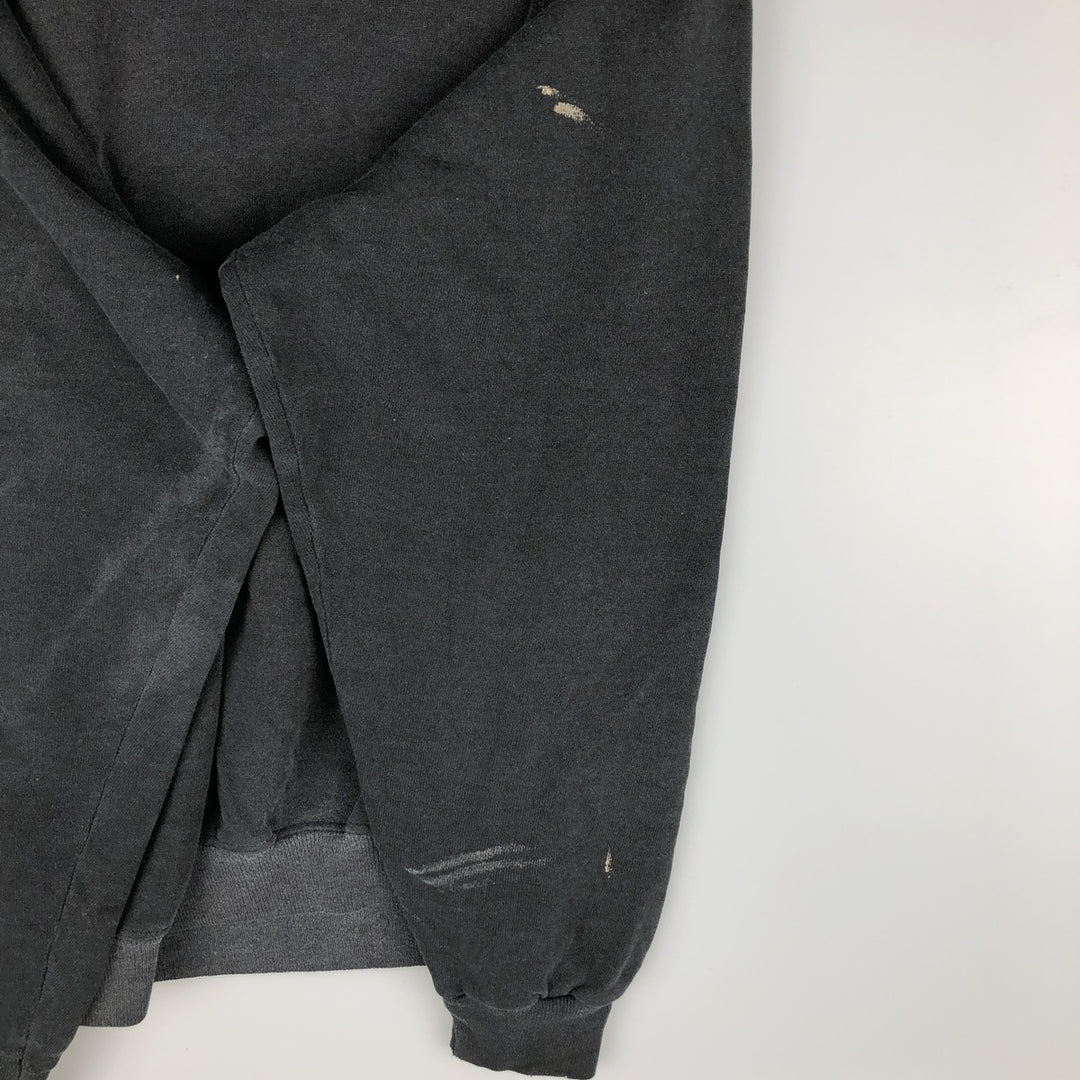 Vintage 1980'S Hanes Hard Rock Cafe Advertising Sweatshirt, Made in USA, Men's XL cotton black type Vintage Second Hand